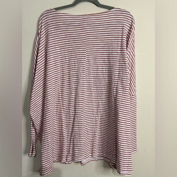 Avenue Striped Top with Metallic Gold Star - Picture 7 of 7